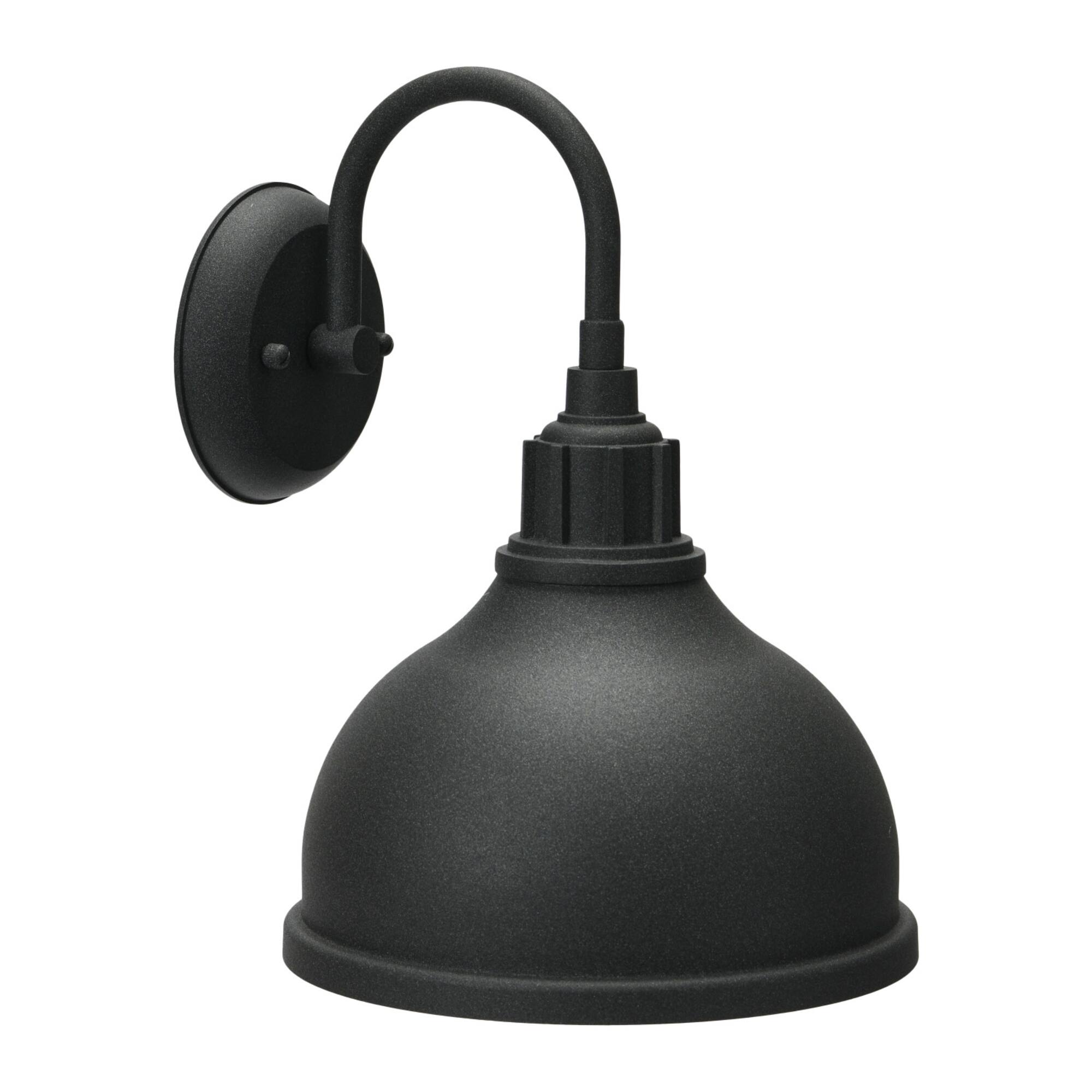 Hello Honey® Robert Stevenson Lighting Landon Distressed Black Metal Outdoor Light with Shade